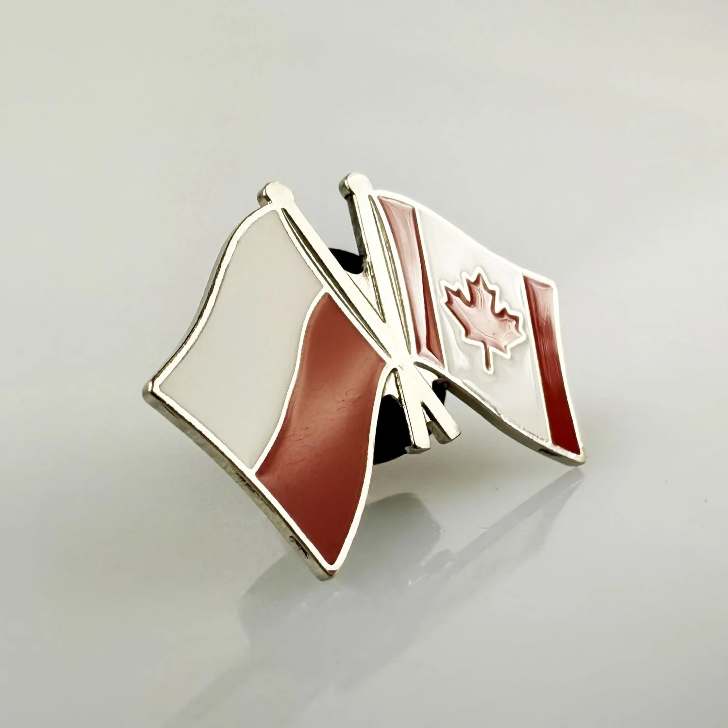 Значок флаг Польши / Канады