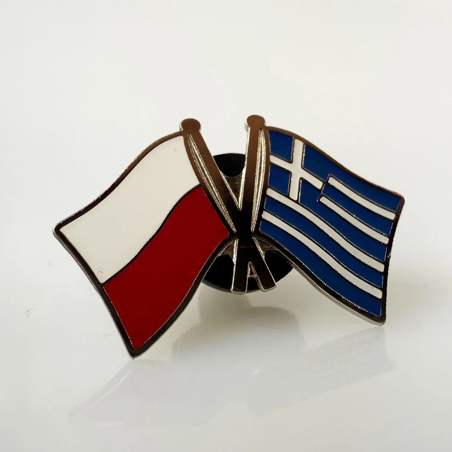 Значок флаг Польши / Греции