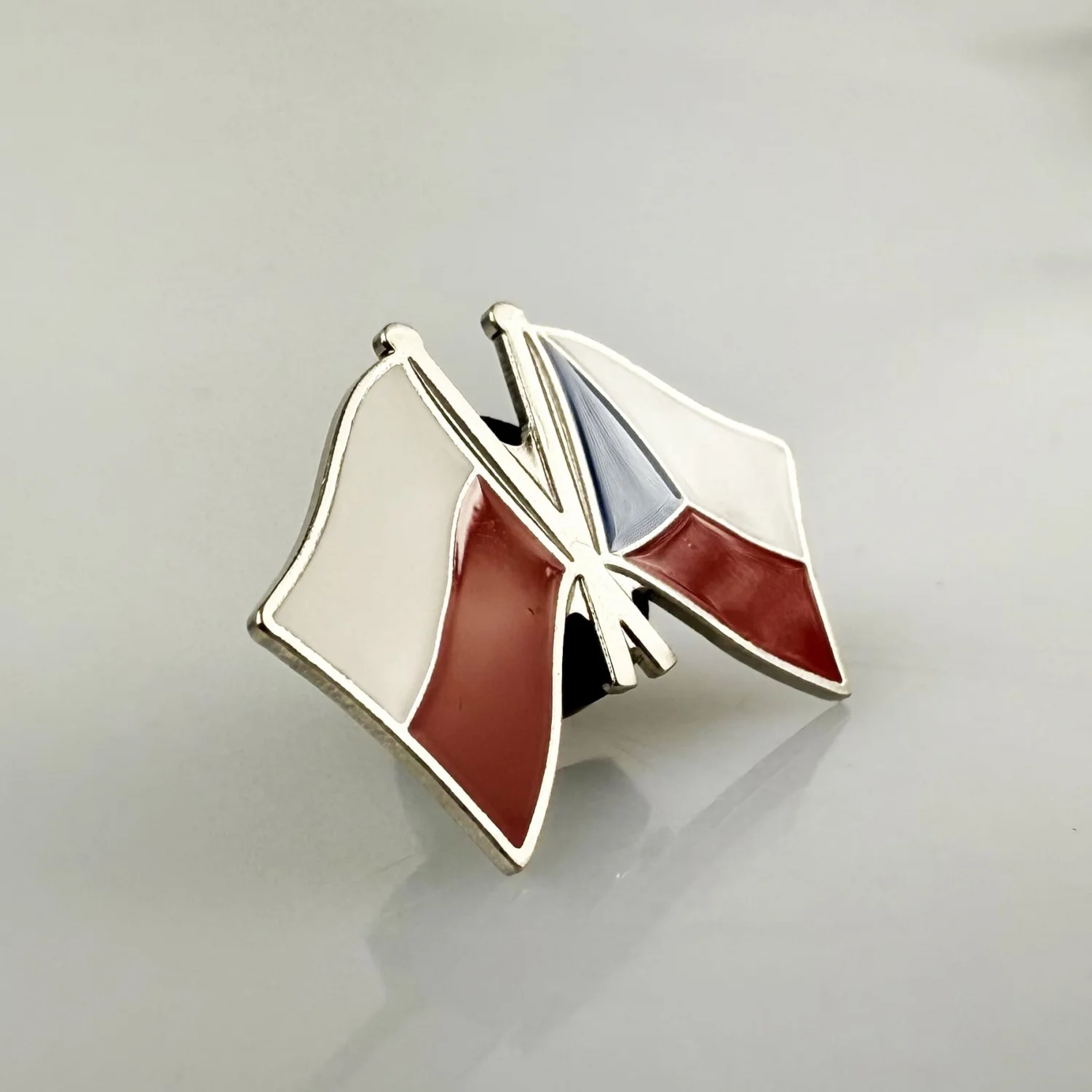 Значок флаг Польши / Чехии