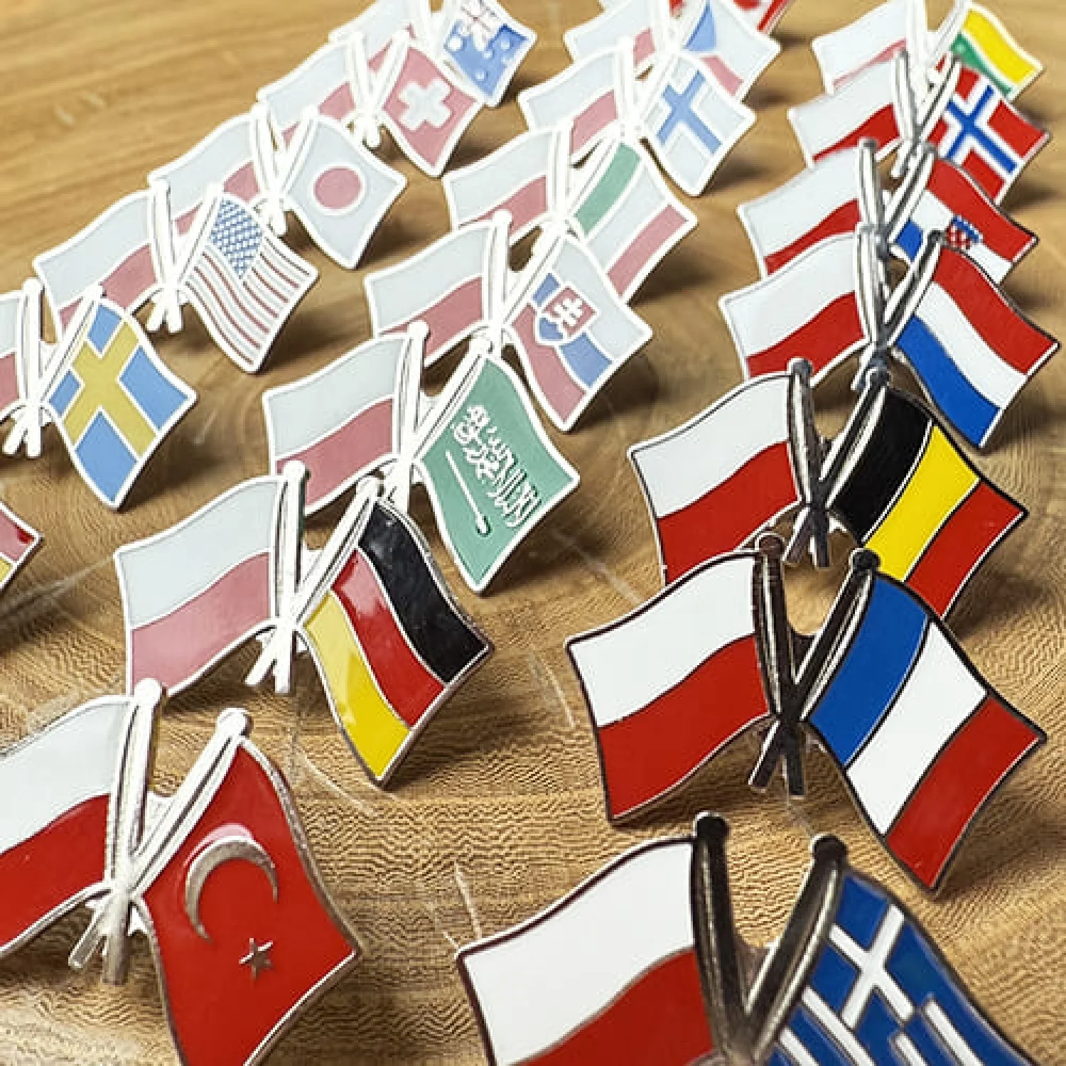 Значок флаг Польши / Австралии