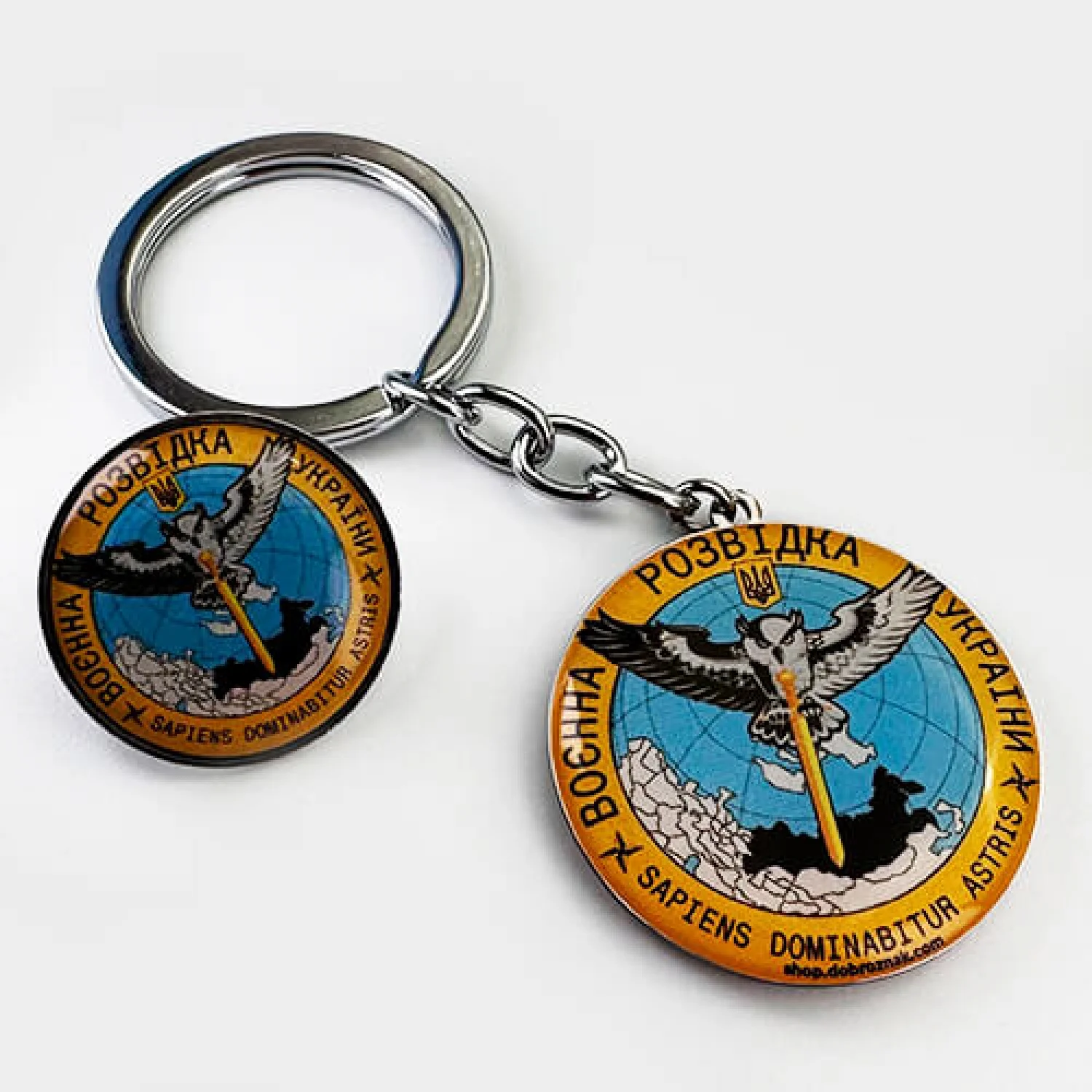 Набір значок+брелок коло ВРУ