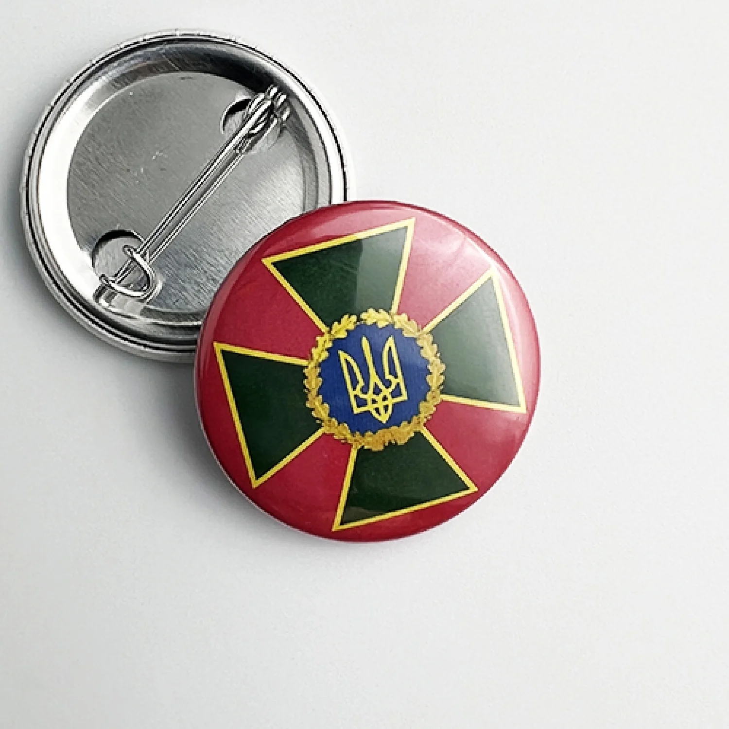 Значок закатний Державної Прикордонної Служби України