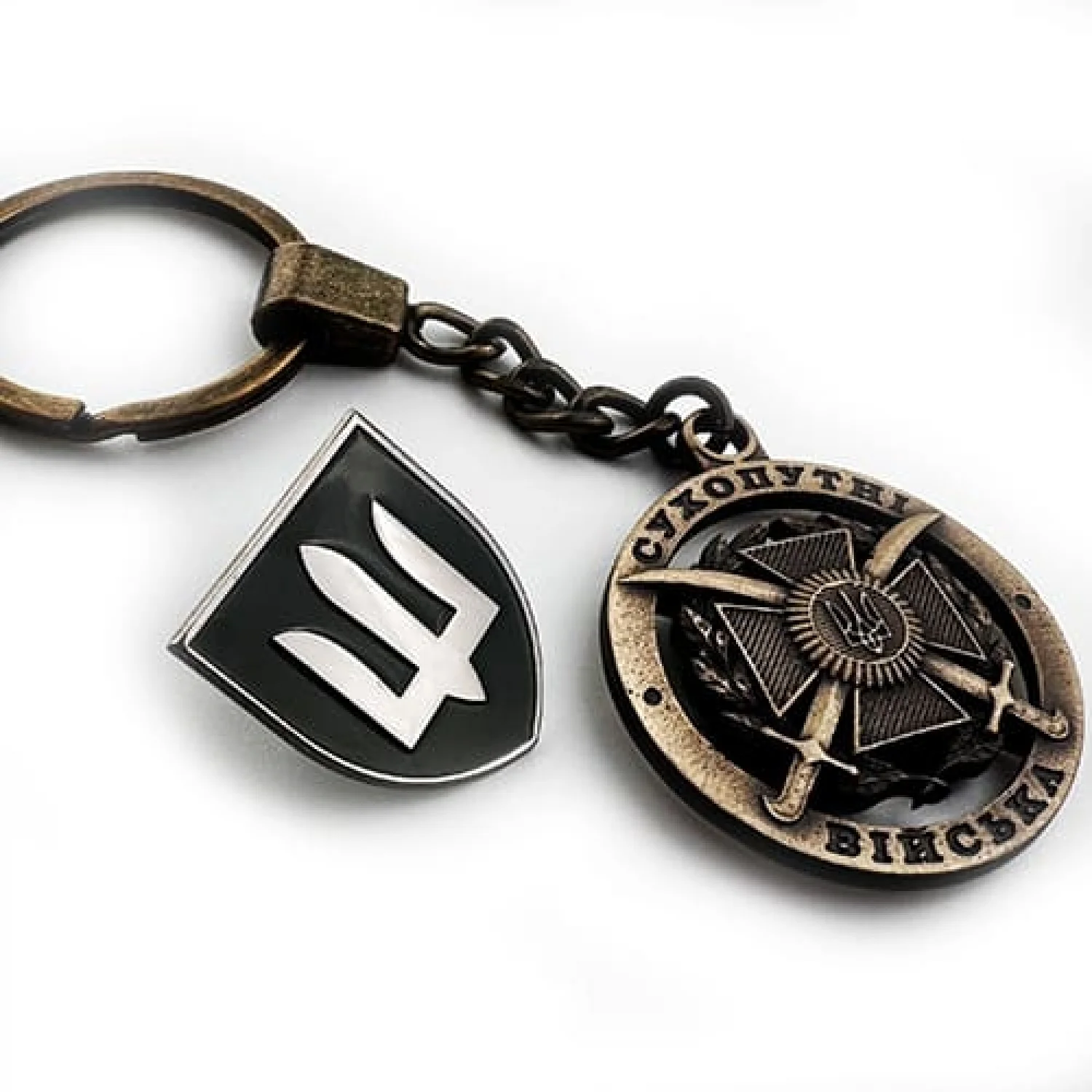 Набір Значок СВ ЗСУ + Брелок Сухопутні війська