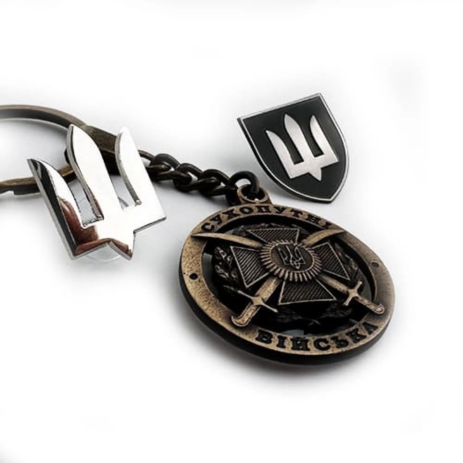 Набір 2 значки + брелок Сухопутні Війська ЗСУ