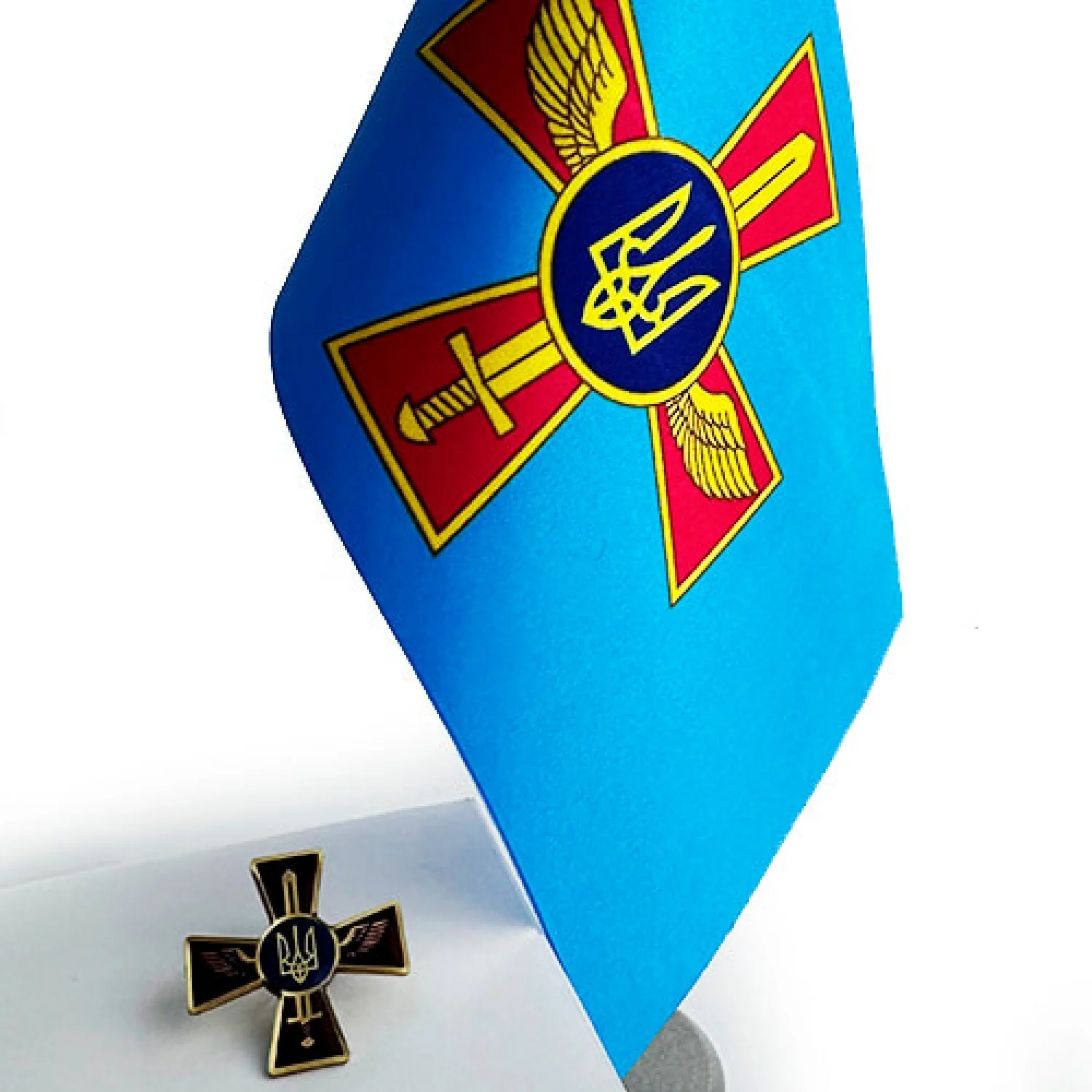 Набір Прапорець + Значок Повітряних сил (Збройних сил України)