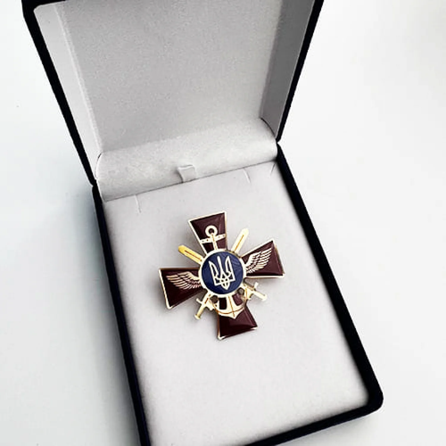 Набір Футляр + Кокарда Генеральний Штаб ЗС України