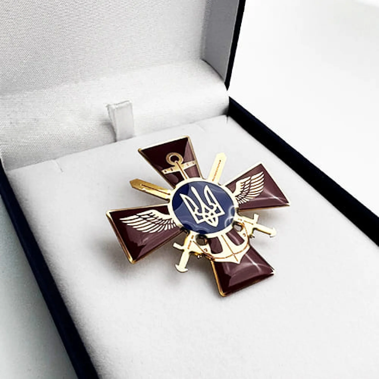 Набір Футляр + Кокарда Генеральний Штаб ЗС України