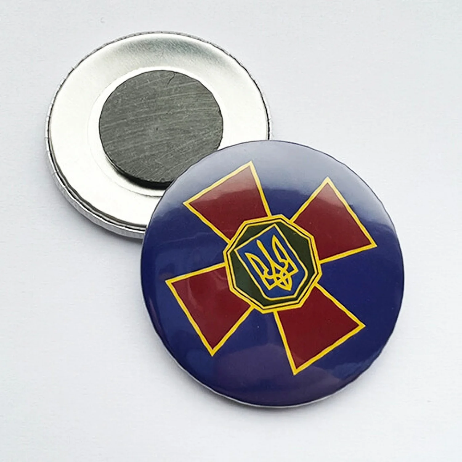 Магніт закатний Національної гвардії України 56 мм