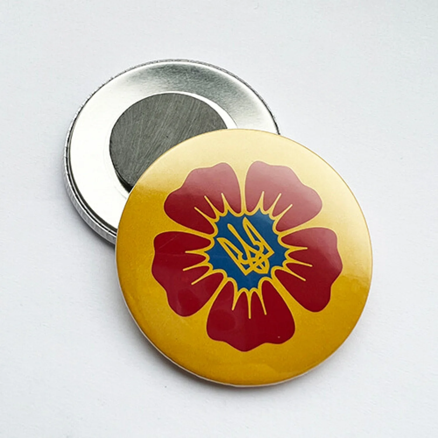 Магніт закатний Мак 56 мм