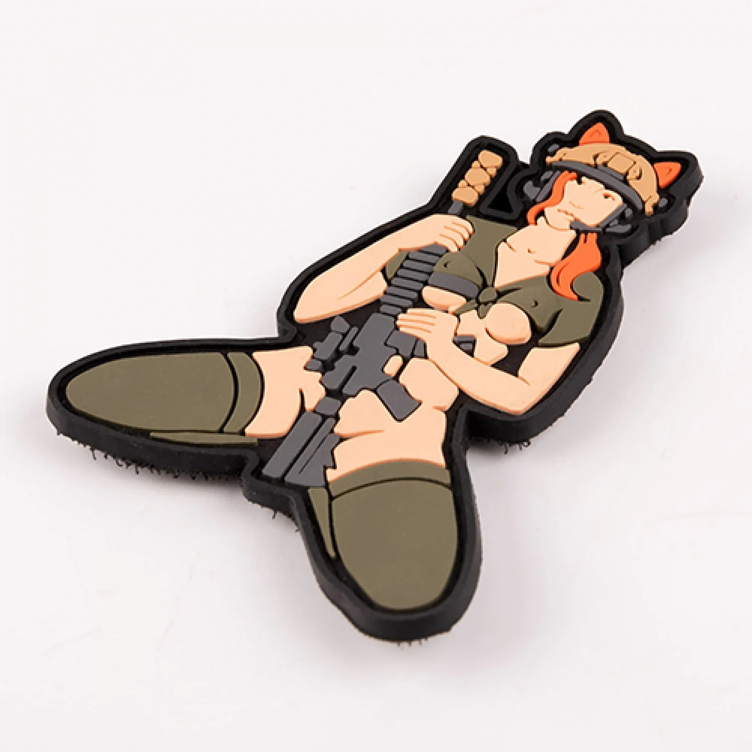 Патч/Шеврон Дівчина-кішка (рижа)