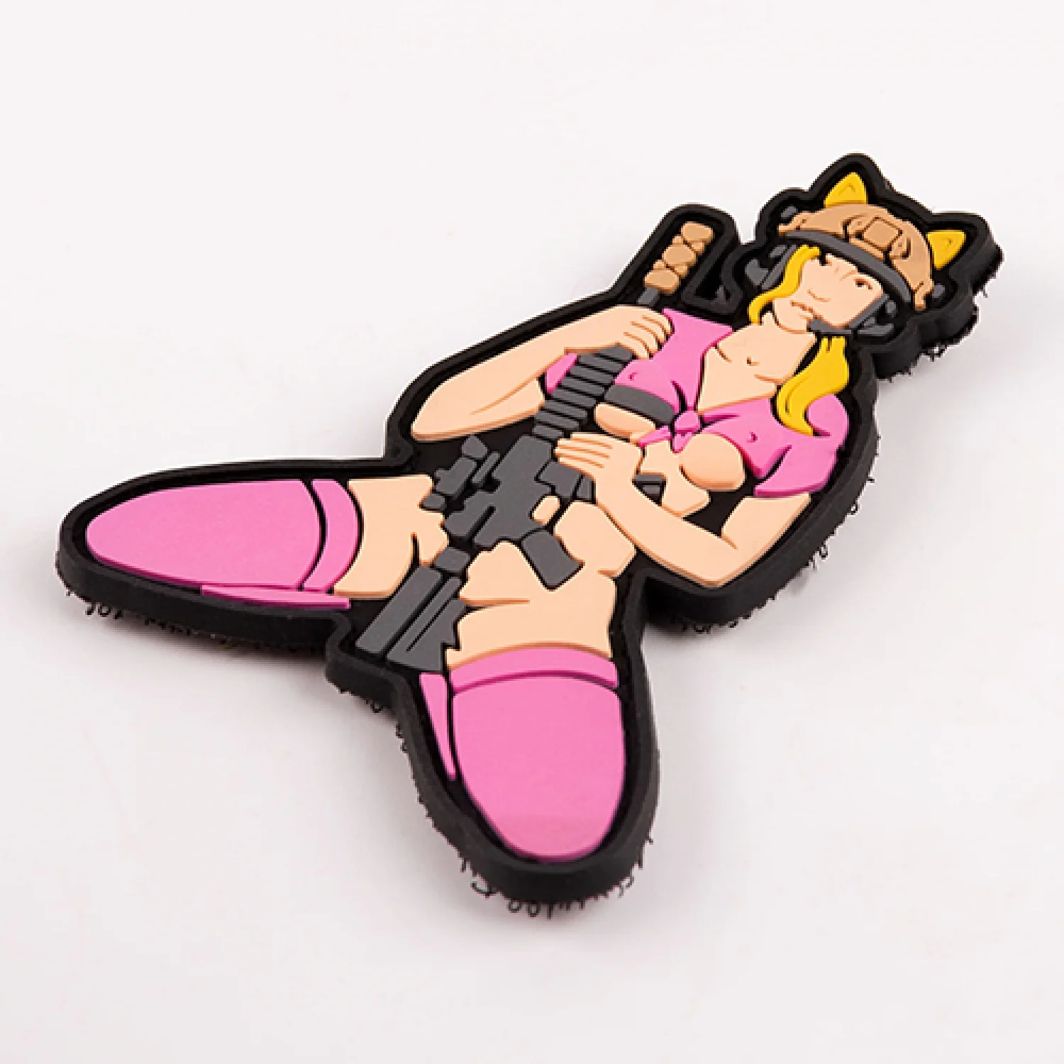 Патч/Шеврон Дівчина-кішка (рожева)