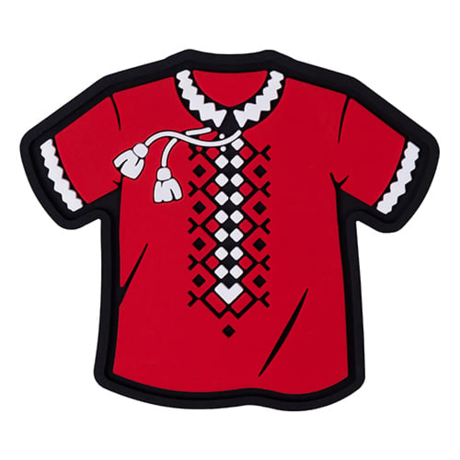 ПВХ Патч (шеврон) "Вишиванка" червона