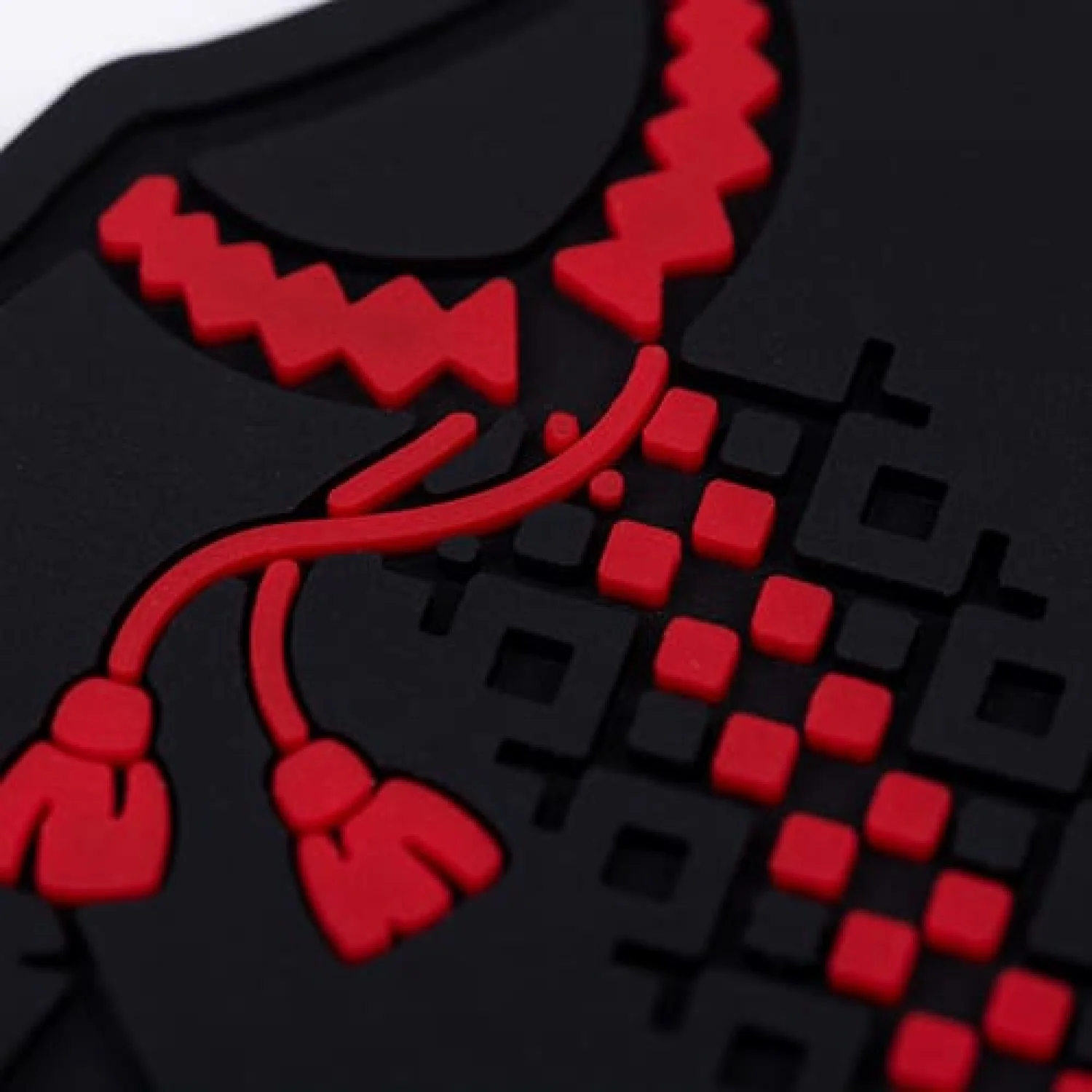 ПВХ Патч (шеврон) "Вишиванка" чорна