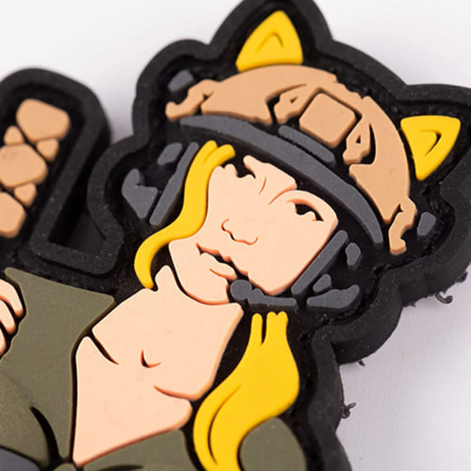 Патч/Шеврон Дівчина-кішка (білявка)