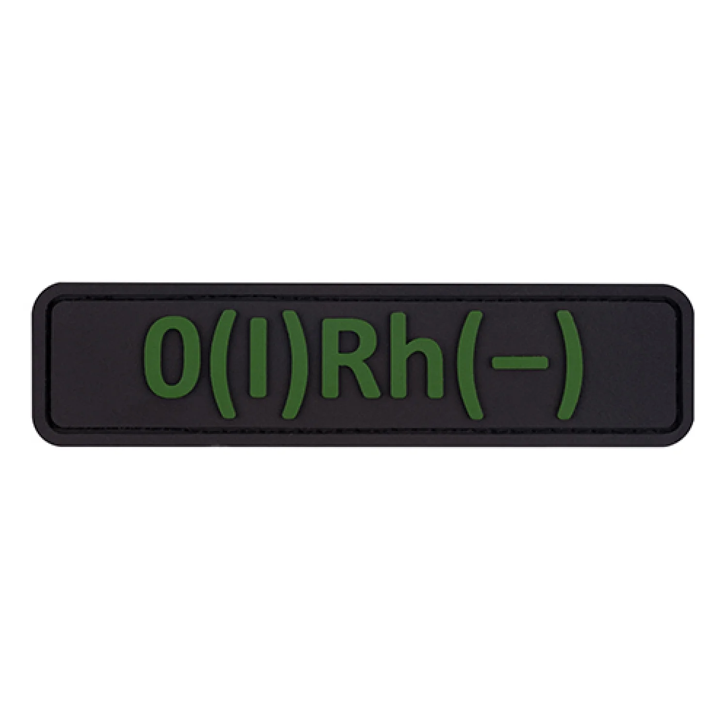 Патч/Шеврон Група крові 1- чорний