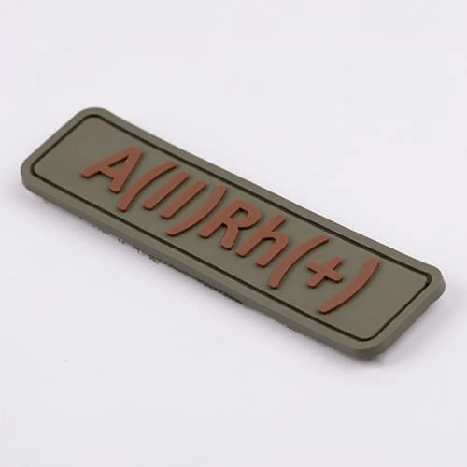 Патч/Шеврон Група крові 2+ хакі