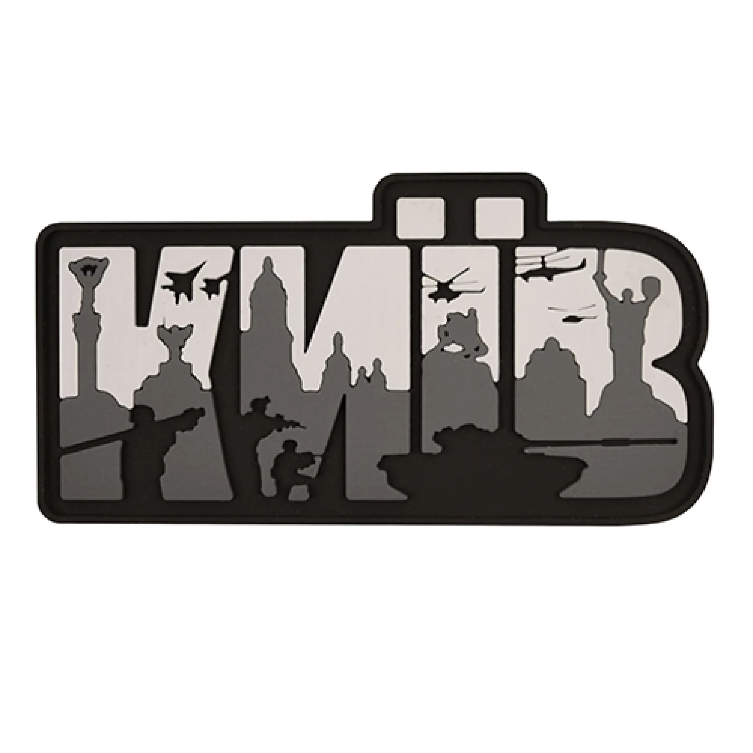 Патч/Шеврон Київ букви сірий