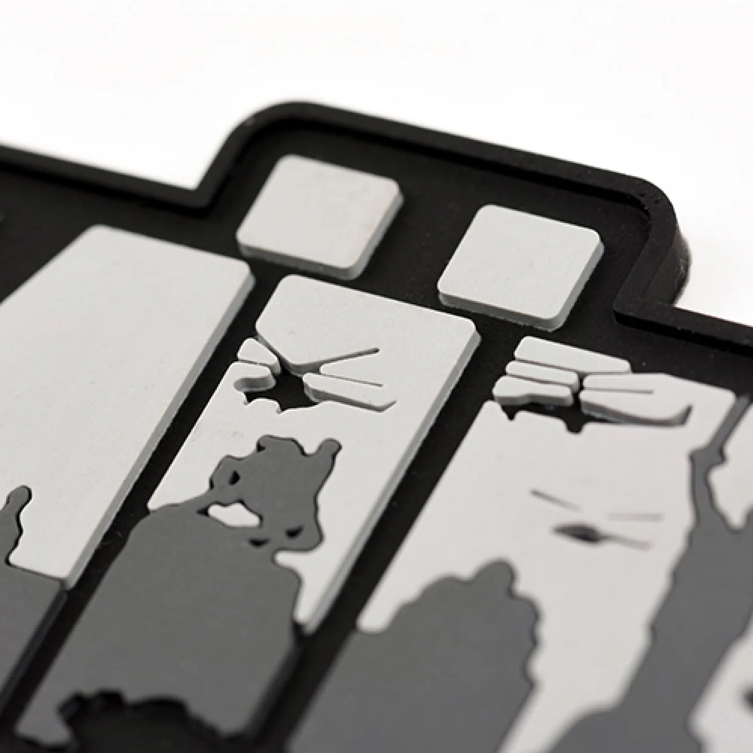 Патч/Шеврон Київ букви сірий