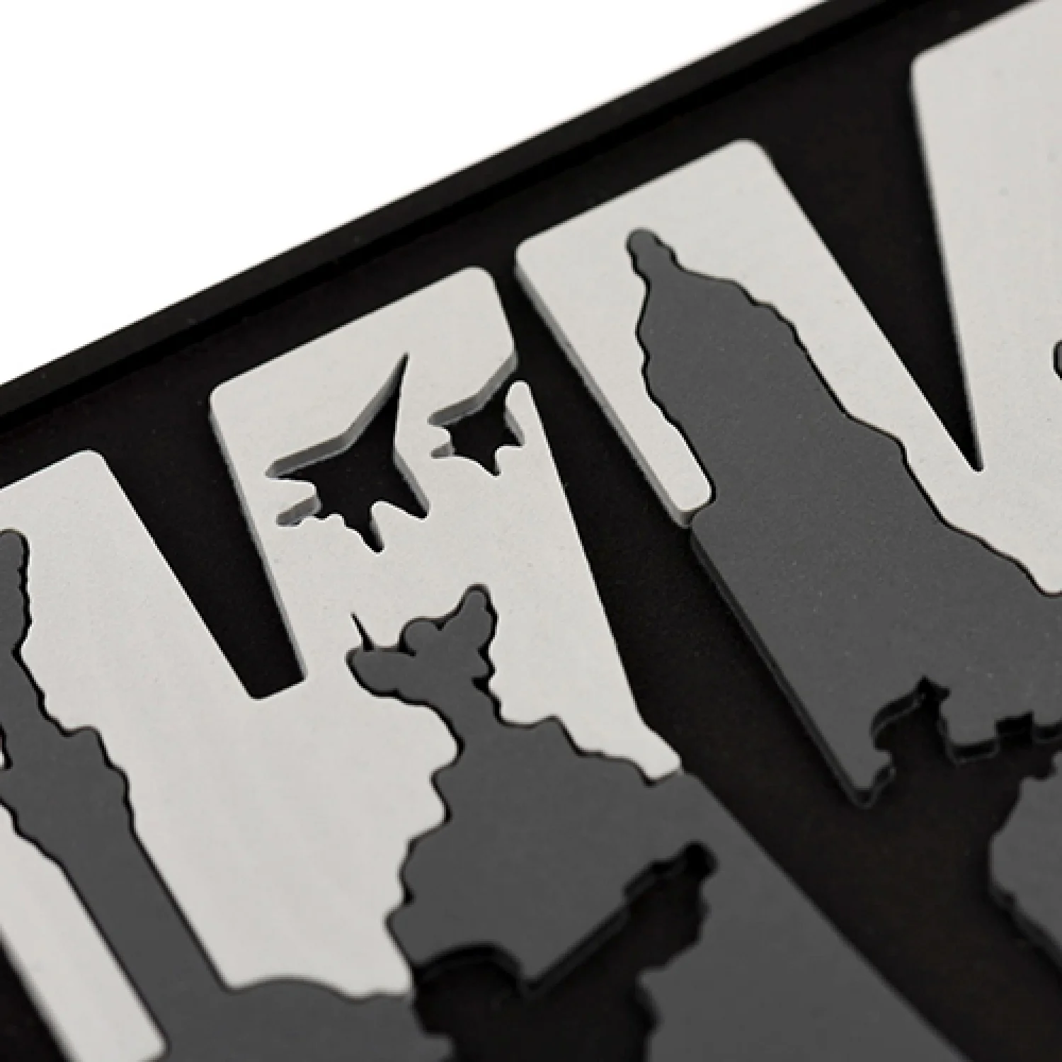 Патч/Шеврон Київ букви сірий