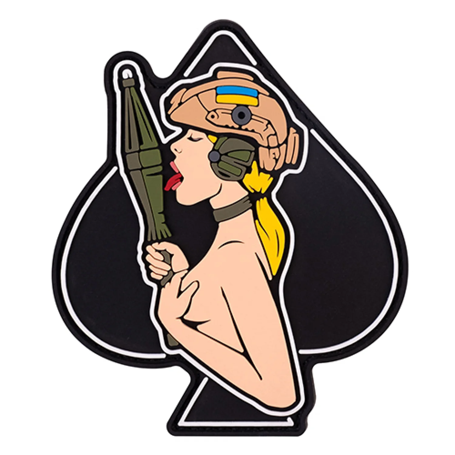 Патч/Шеврон Дівчина-піка (білявка)