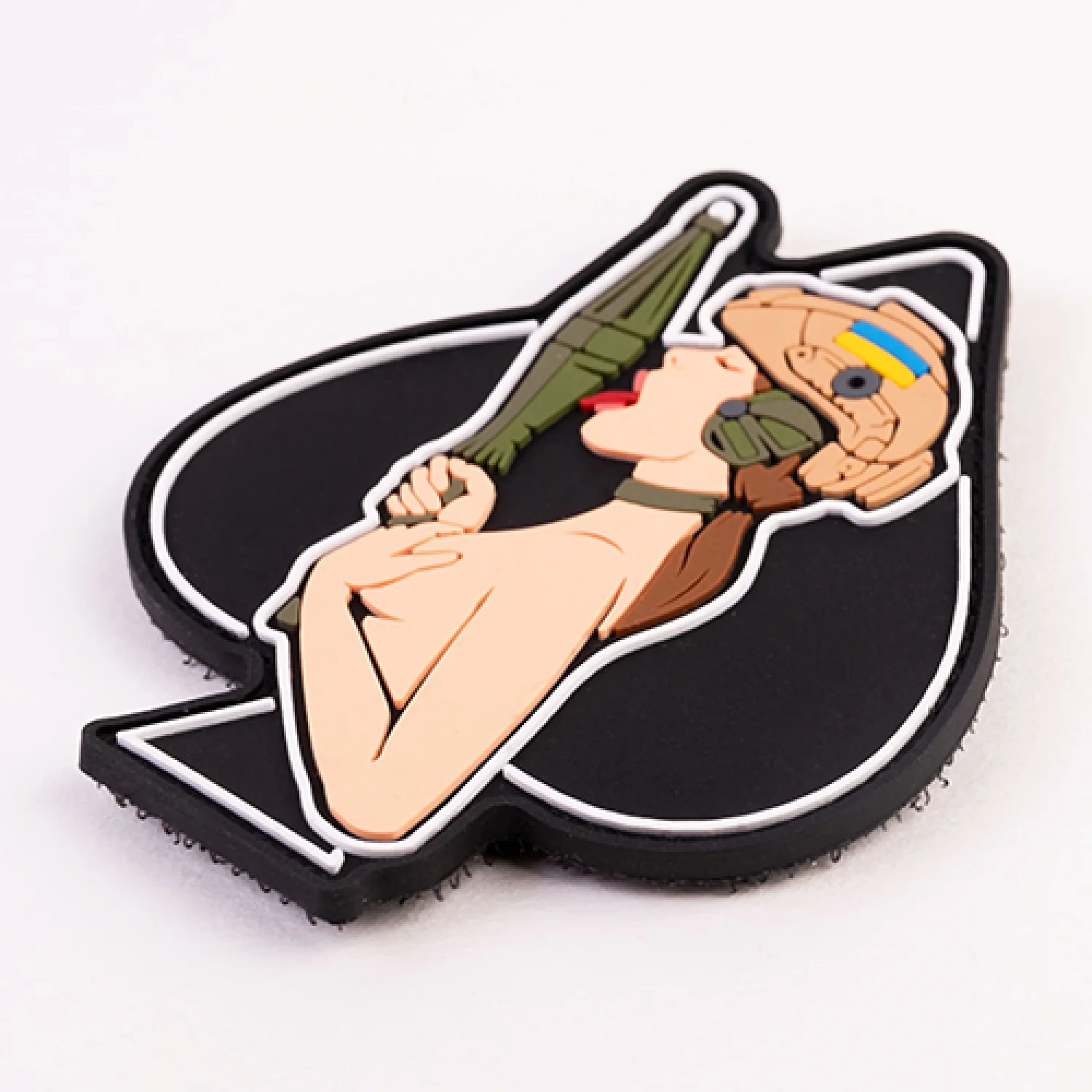 Патч/Шеврон Дівчина-піка (шатенка)