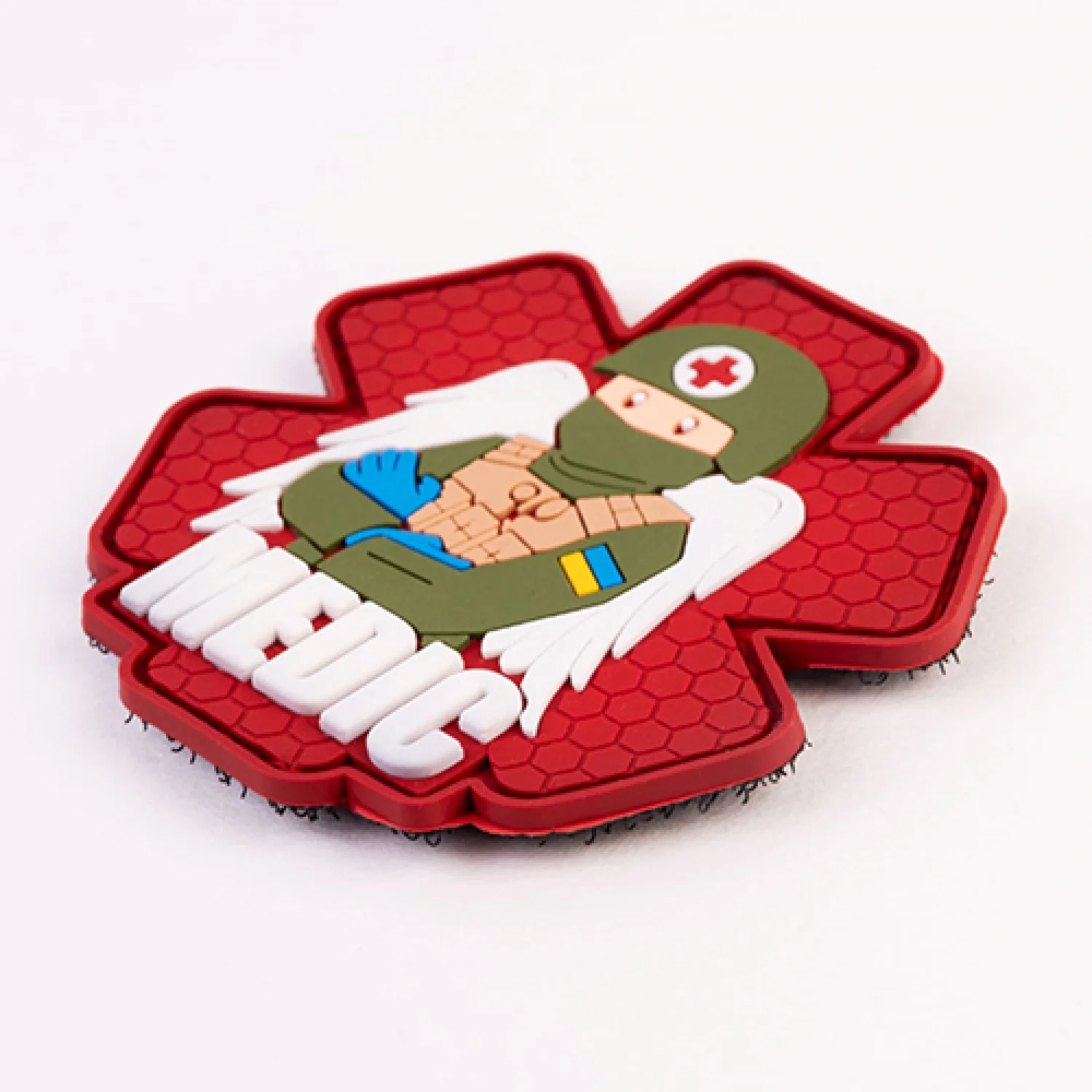 Патч/Шеврон Військовий Медик червоний