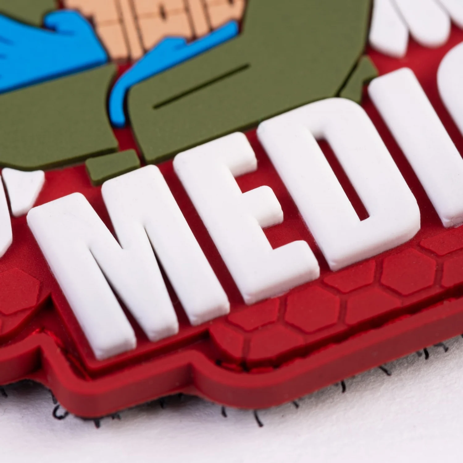 Патч/Шеврон Військовий Медик червоний