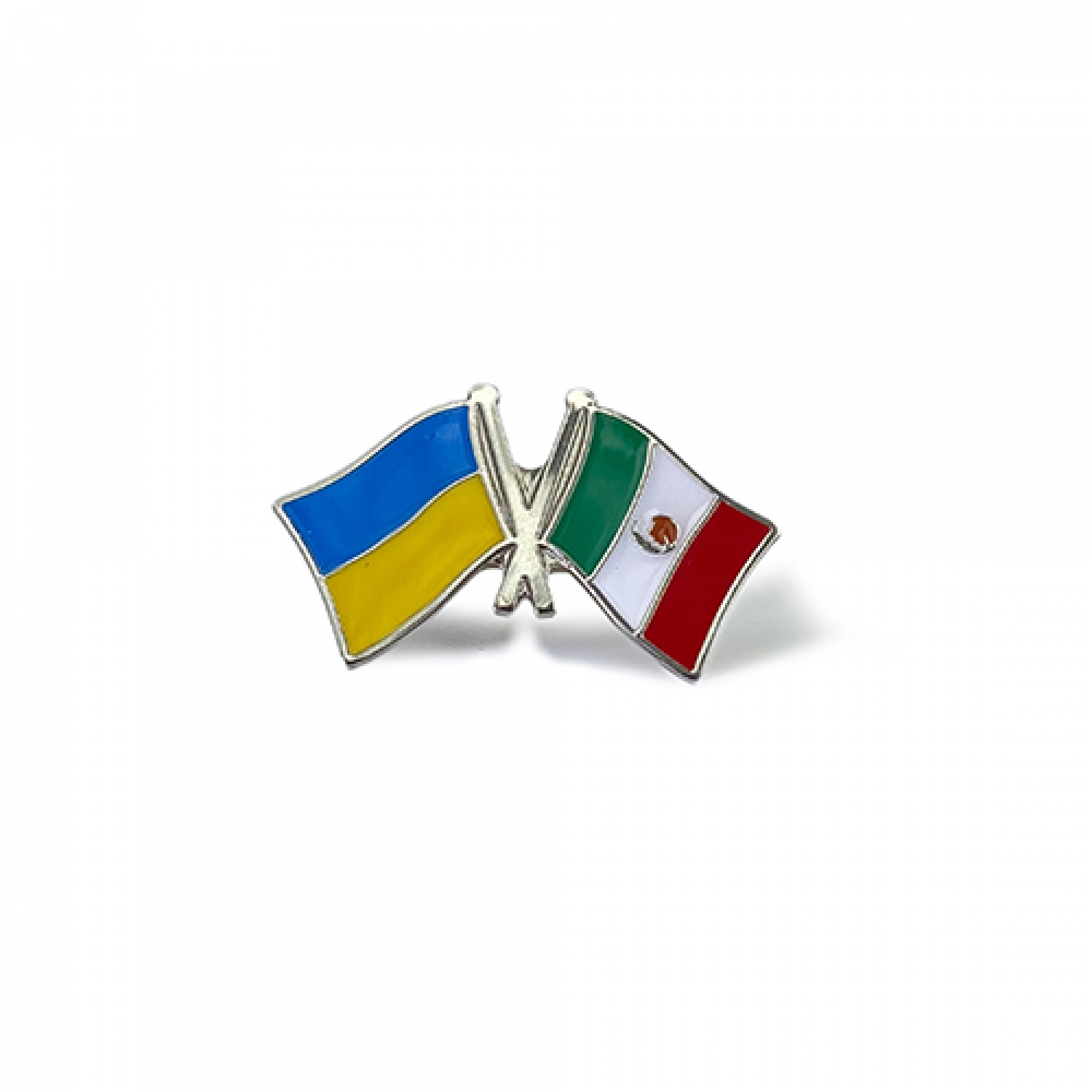 Значок прапори Україна / Мексика