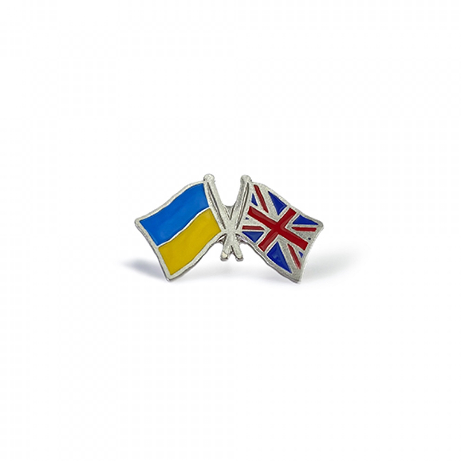 Значок Прапори України/Британії