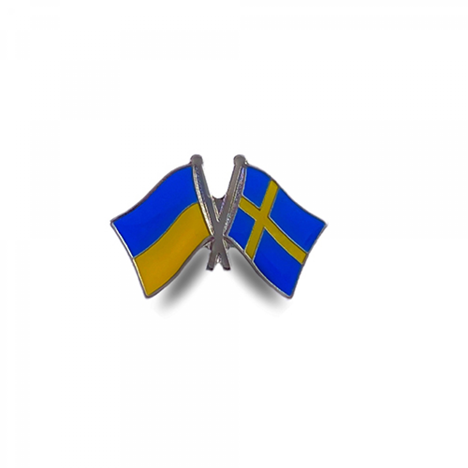 Значок прапори України / Швеція