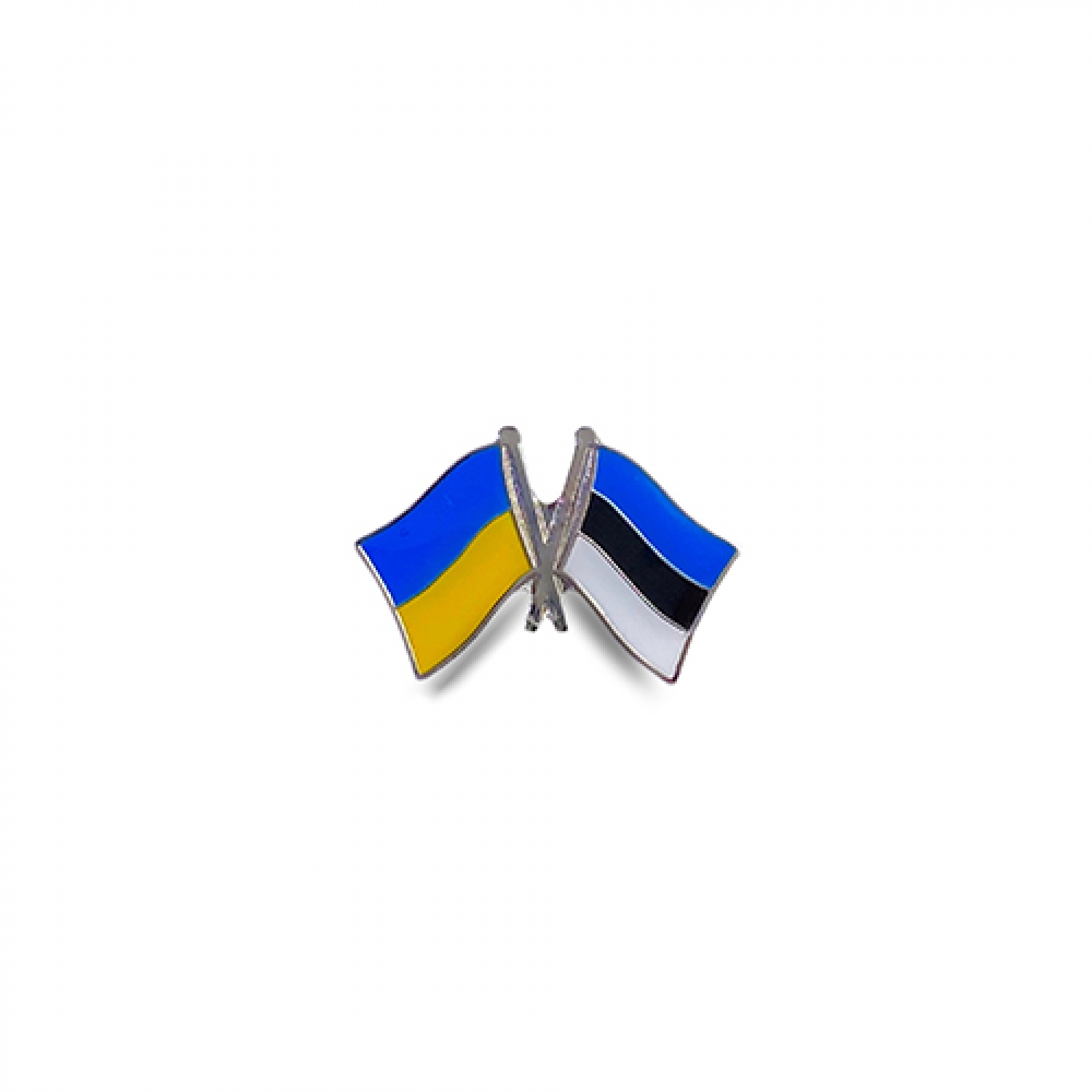 Значок прапори України / Естонії
