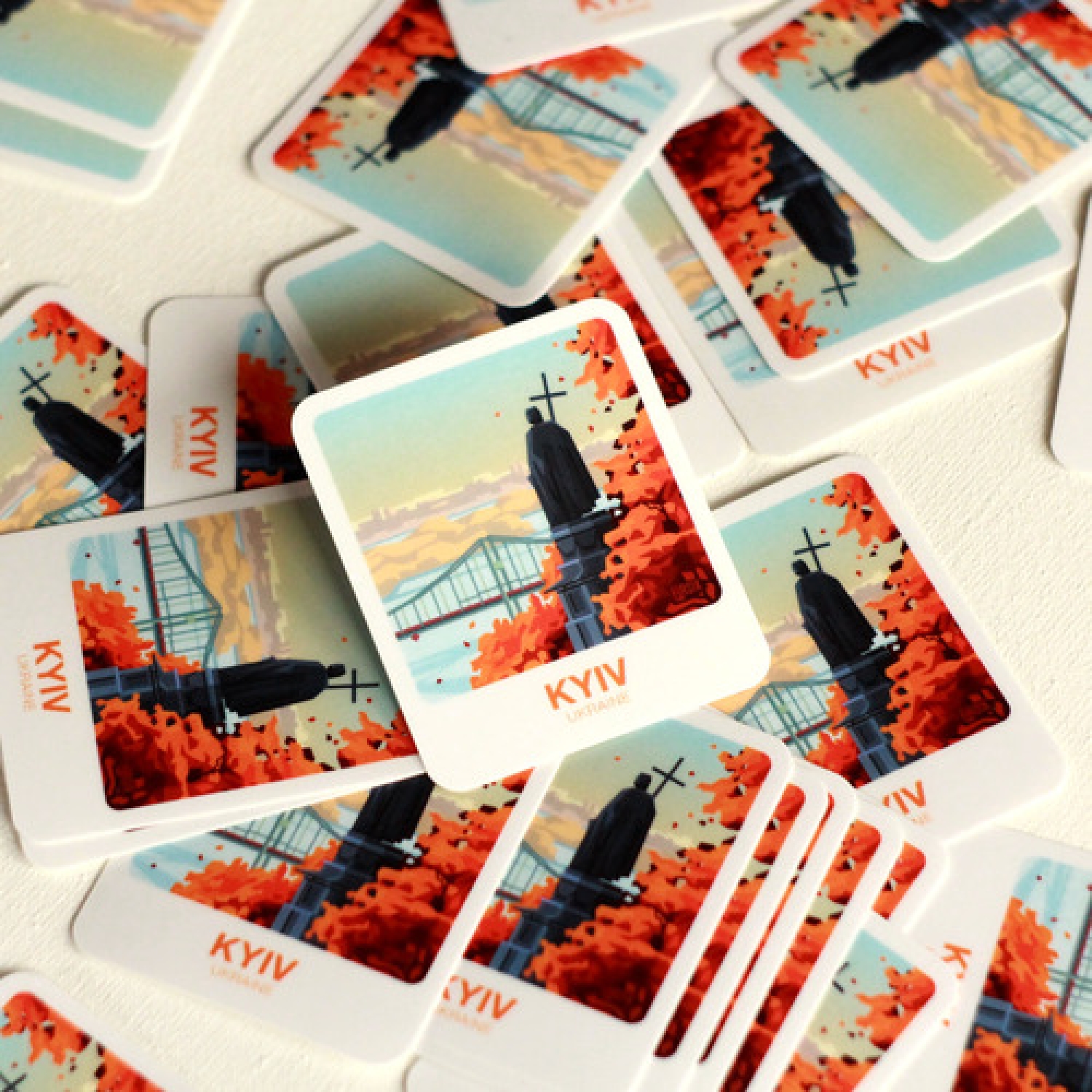 Стікер-палароїд "Київ. Володимир"