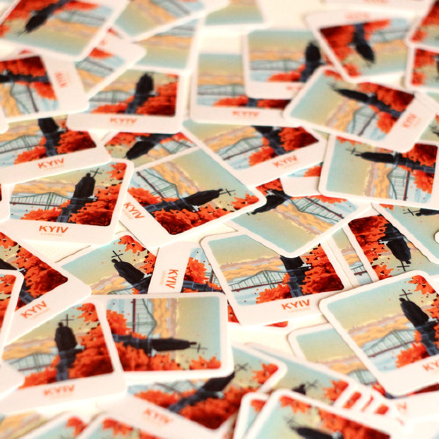 Стікер-палароїд "Київ. Володимир"