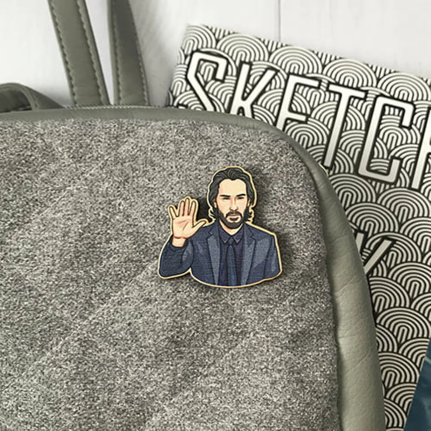 Значок Джон Вік - Баба-Яга