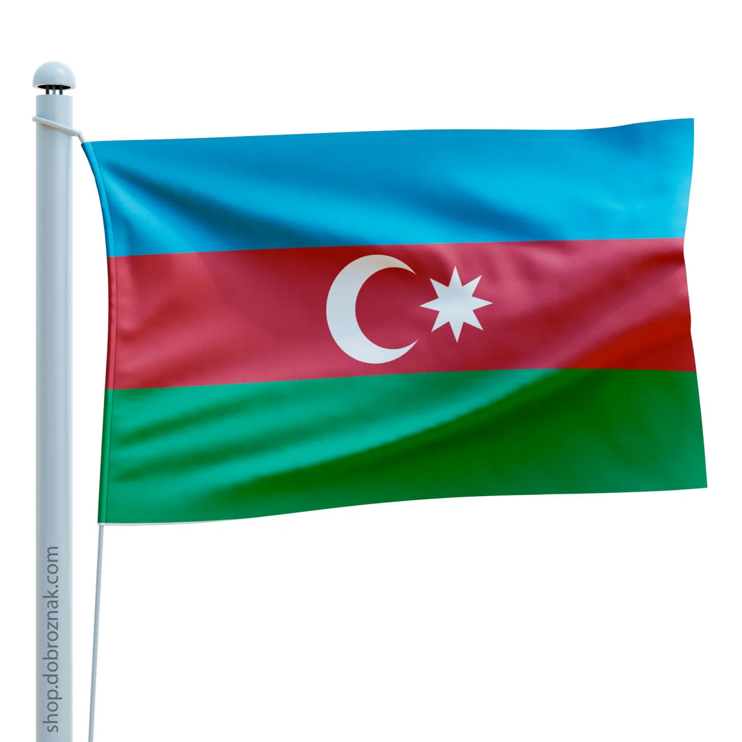 Прапор Азербайджану (60х84 см, атлас)