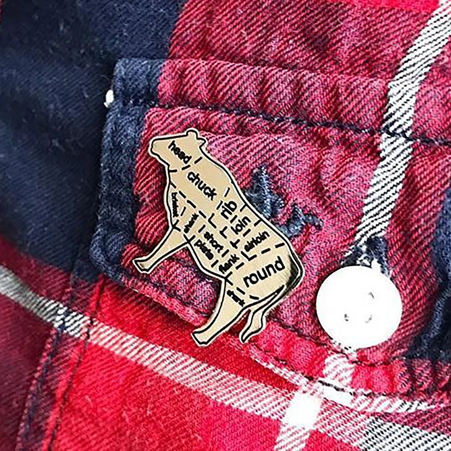 Значок КОРОВА СТЕЙК