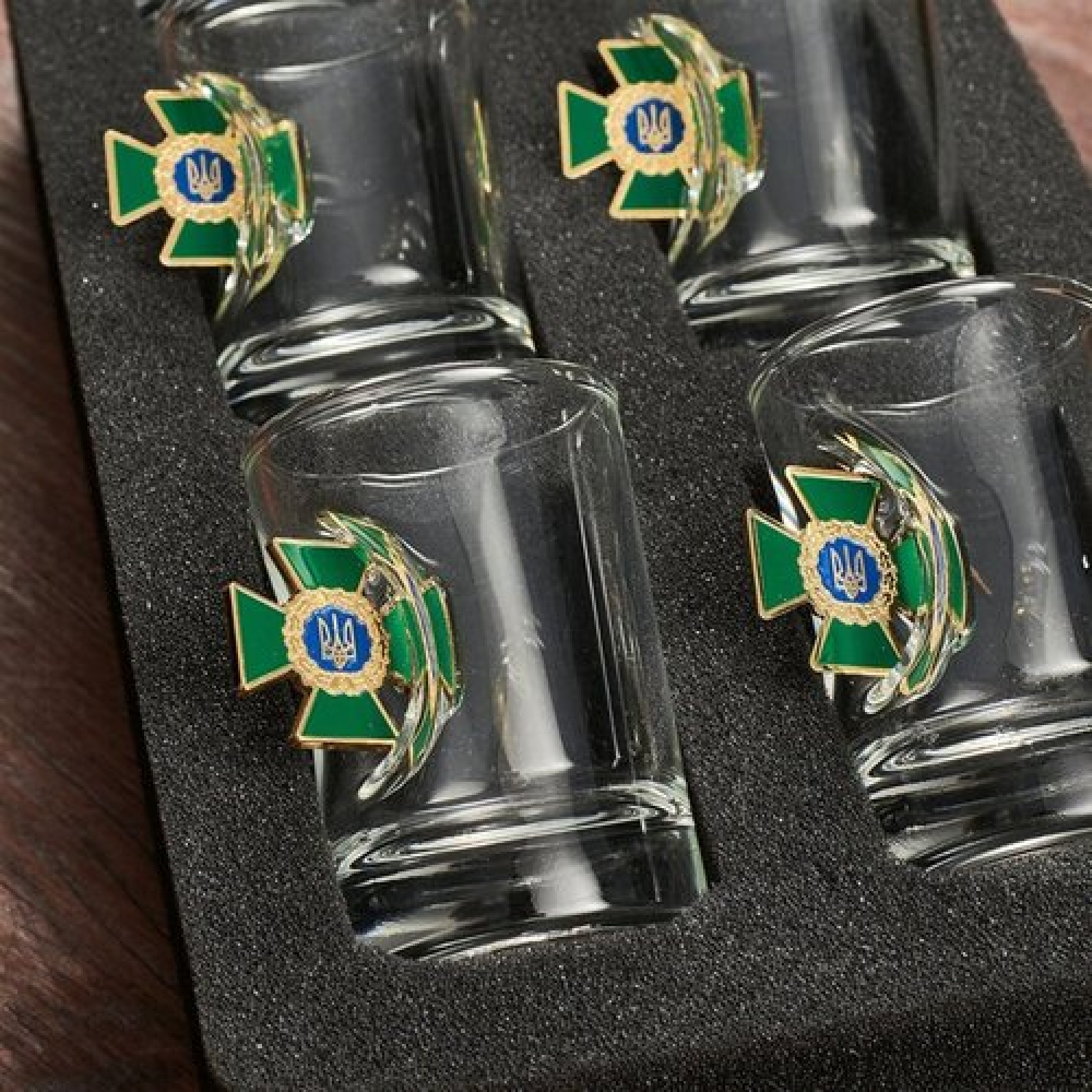 Набір БК маленький (графин+чарки ДПСУ)