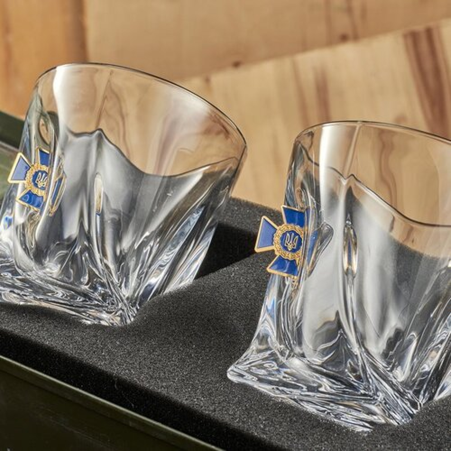 Набір БК маленький (кришталеві склянки СБУ)