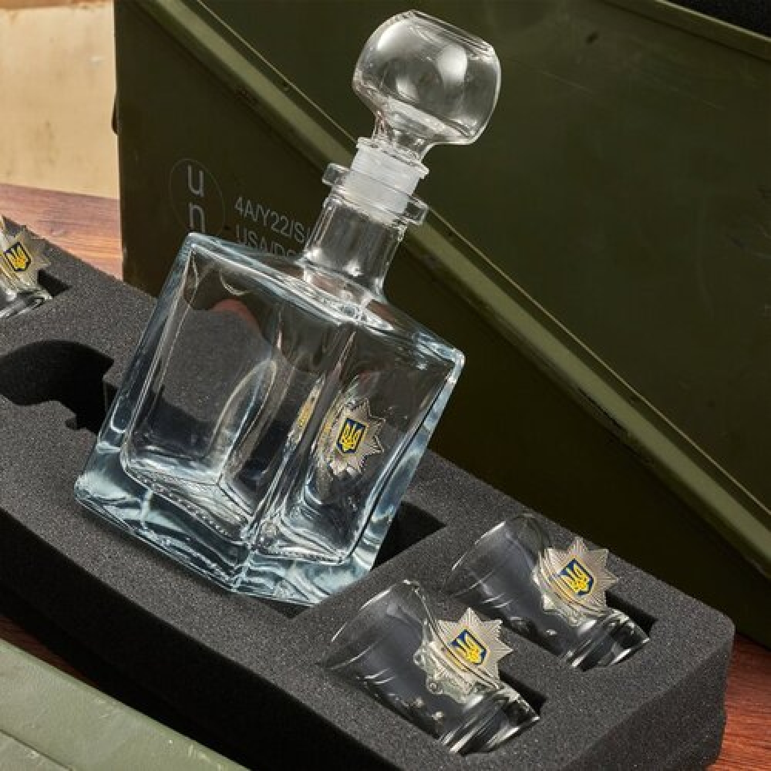 Набор БК большой (графин+рюмки Полиция)