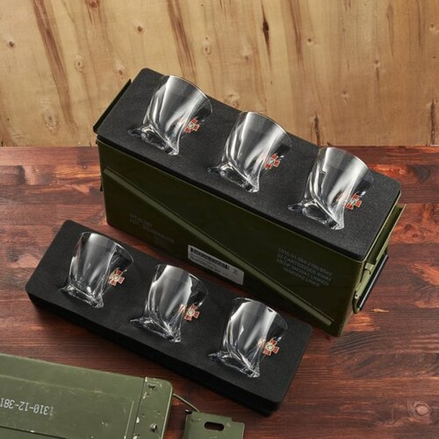 Набор БК большой (хрустальные стаканы Нац Гвардия)