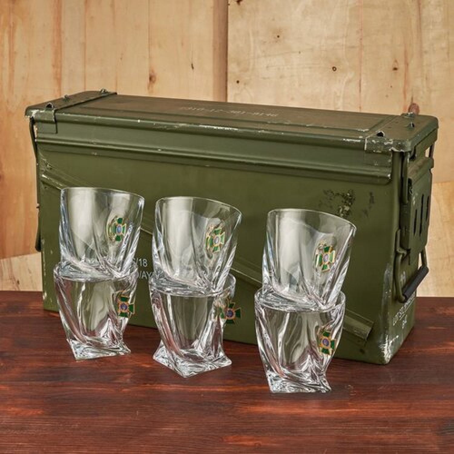 Набір БК великий (кришталеві склянки ДПСУ)