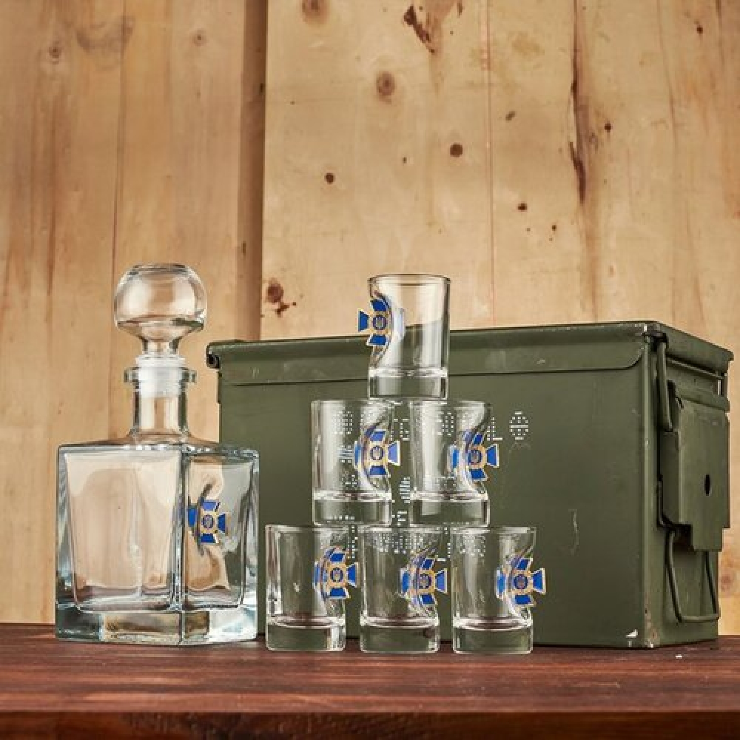 Набір БК маленький (графин+чарки СБУ)