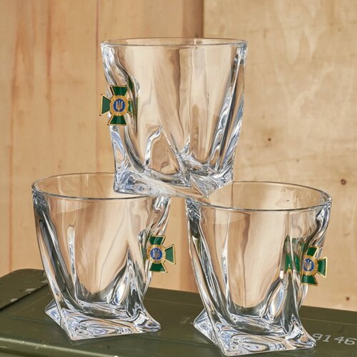 Набір БК великий (кришталеві склянки ДПСУ)