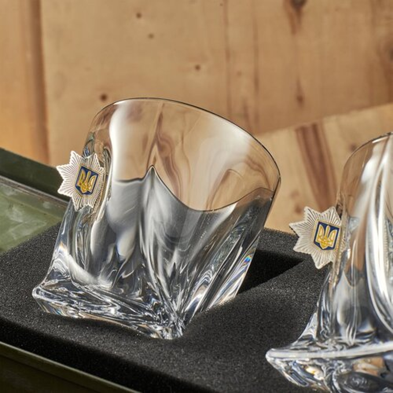 Набір БК маленький (кришталеві склянки Поліція)