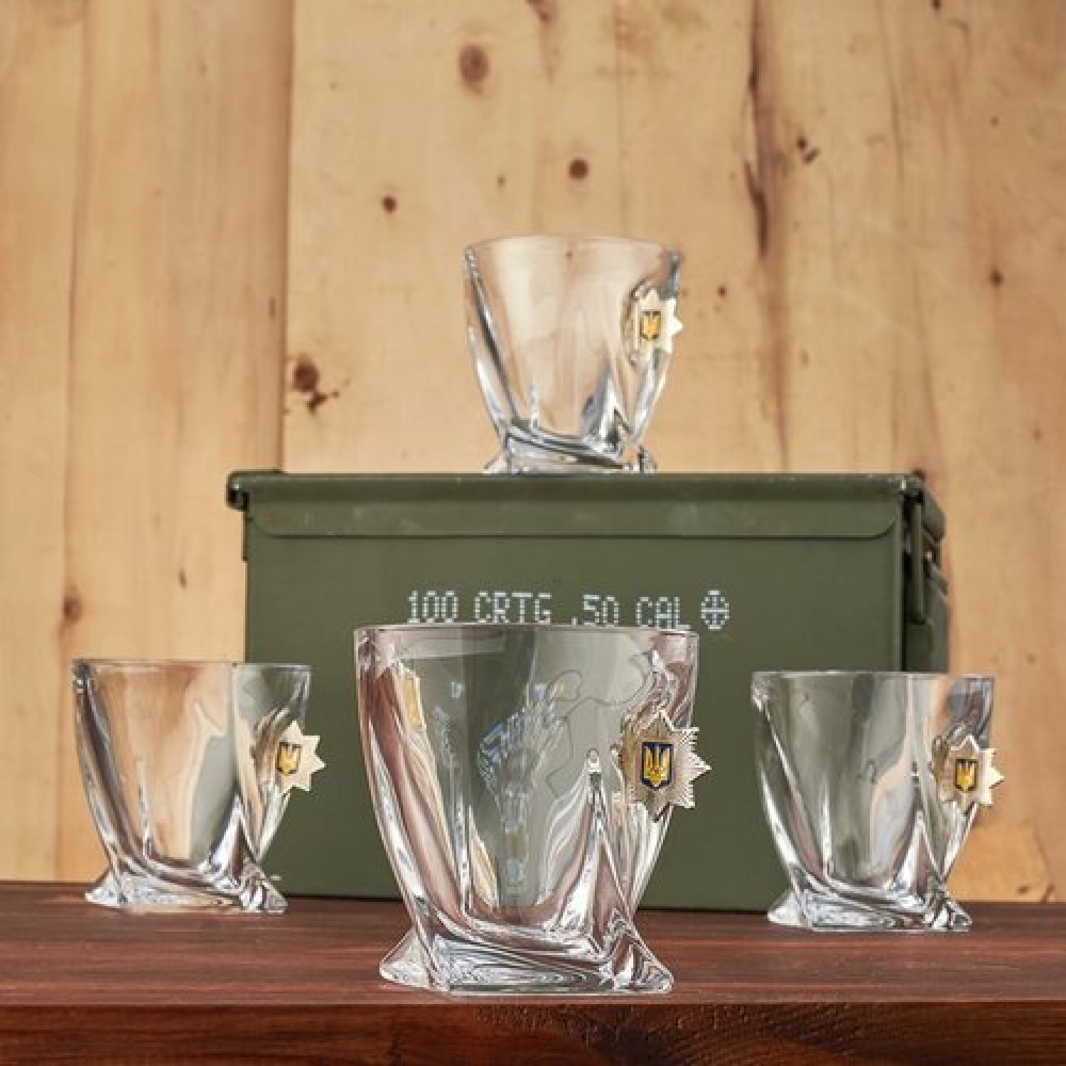 Набір БК маленький (кришталеві склянки Поліція)