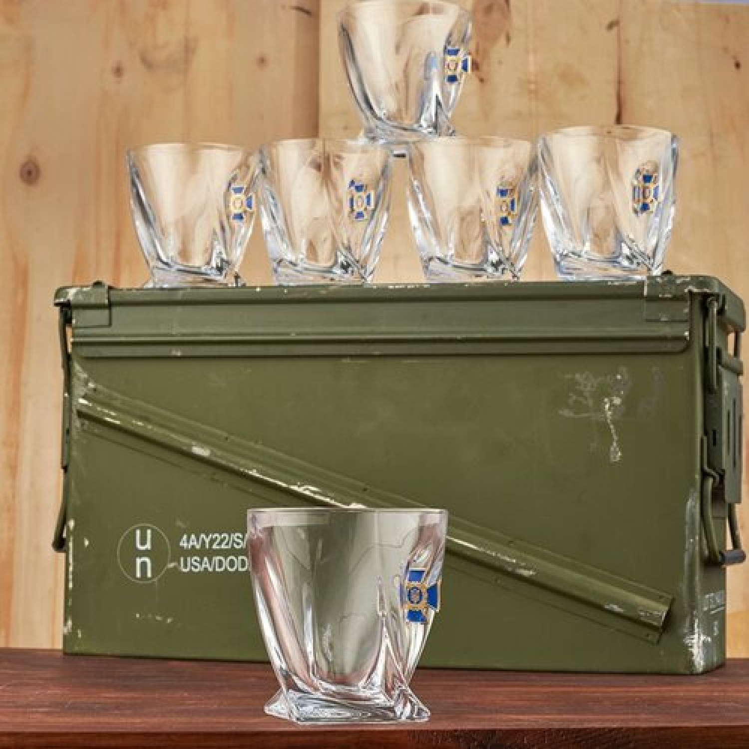 Набір БК великий (кришталеві склянки СБУ)