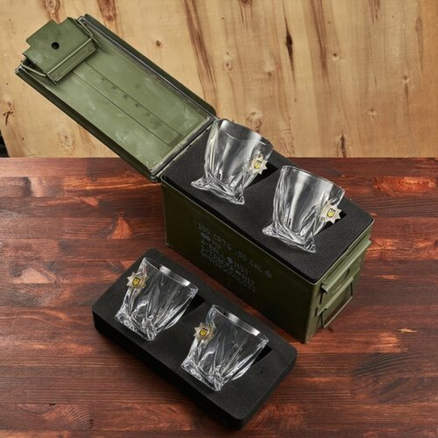 Набір БК маленький (кришталеві склянки Поліція)