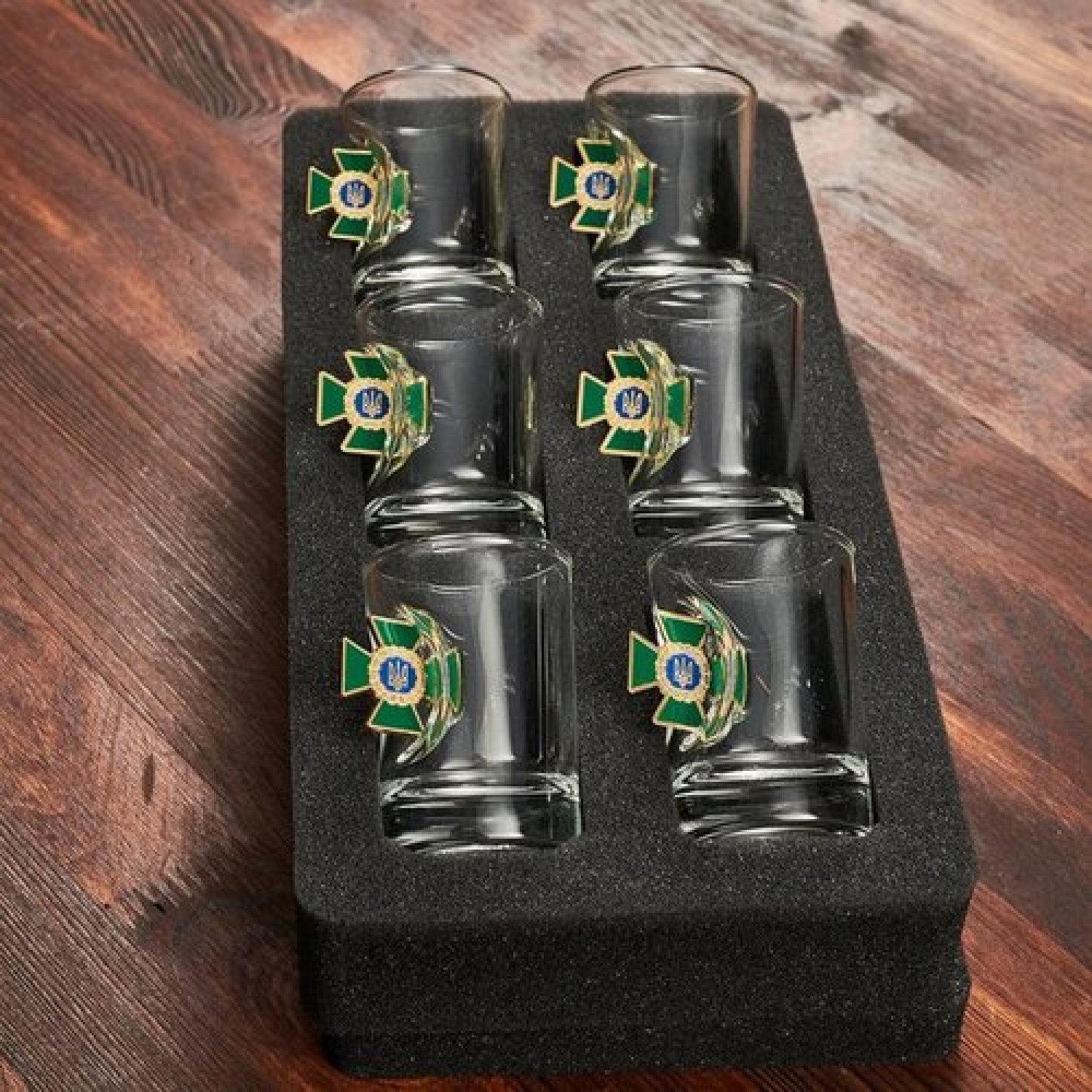 Набір БК маленький (графин+чарки ДПСУ)