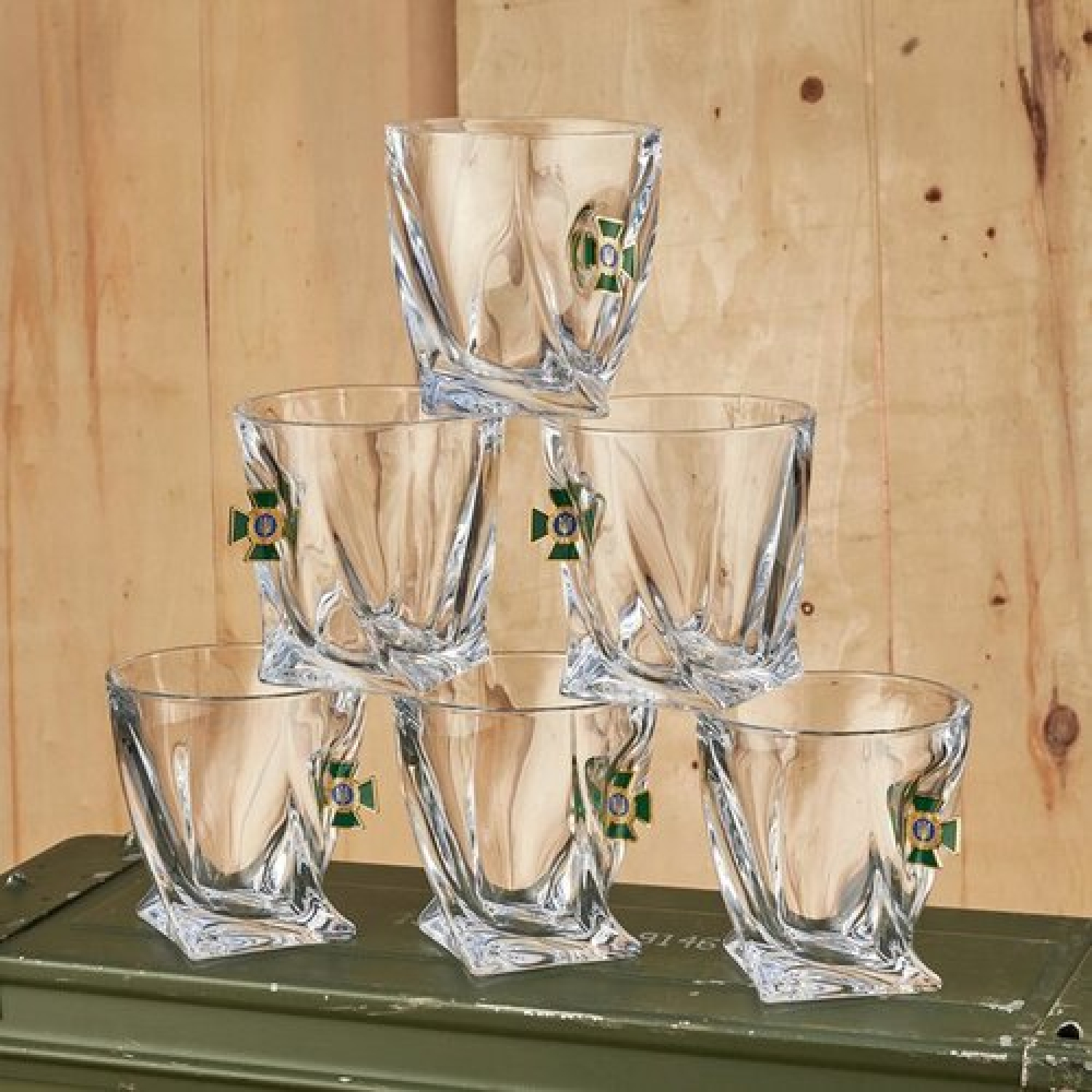 Набір БК великий (кришталеві склянки ДПСУ)