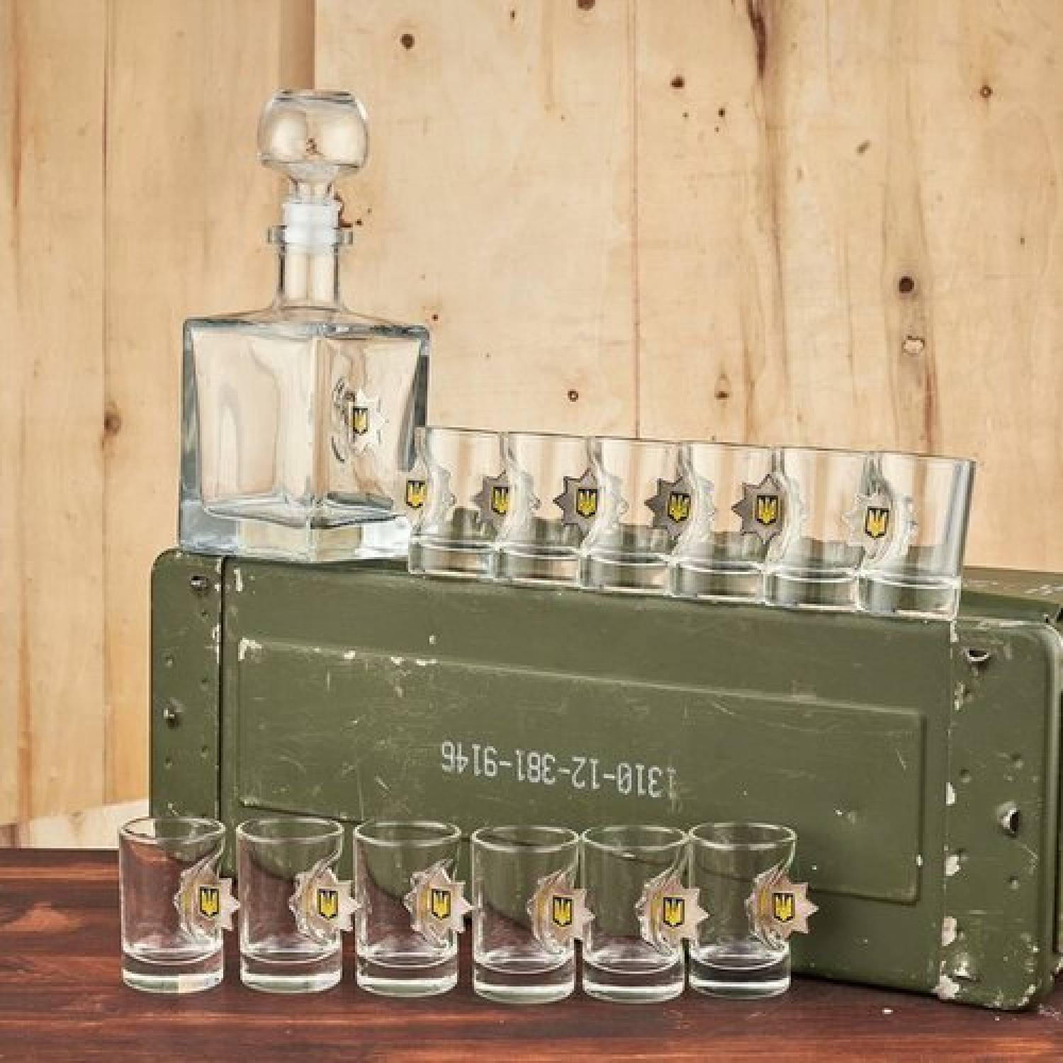 Набор БК большой (графин+рюмки Полиция)